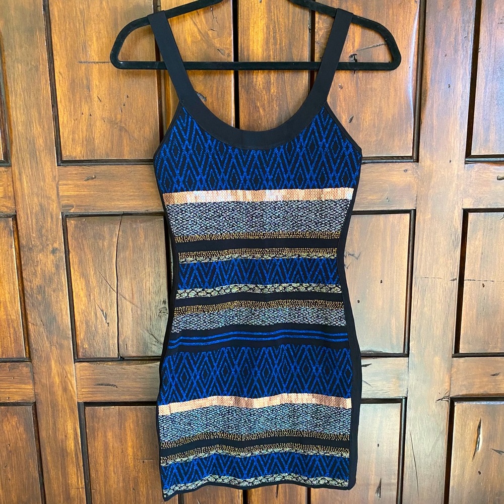 Guess by Marciano Bodycon Patterned Mini Dress